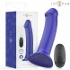Foto 0: VIBRADOR COM CONTROLO REMOTO INTENSE - VICTORIA COM VENTOSA 10 VIBRA��ES AZUL ESCURO