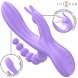 Foto 1: VIBRADOR INTENSE - MIKO TRIPLE RABBIT & STIMULATOR & ANAL 7 VIBRA��ES ROXO