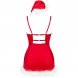 Foto 4: FANTASIA DE NATAL LIVCO CORSETTI FASHION - AGETHE LC 90607 CHEMISE + TANGA + HAT L/XL