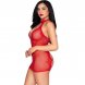 Foto 1: LEG AVENUE - 81675 HALTER MINI DRESS RED - ONE SIZE