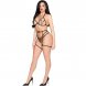 Foto 3: CONJUNTO LEG AVENUE - 89364 SUTI� + TANGA + HARNESS LUXURIOUS - ONE SIZE