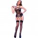 Foto 3: TEDDY COM ABERTURA CHILIROSE - CR 4879 BODYSUIT PRETO S
