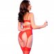 Foto 1: TEDDY COM ABERTURA CHILIROSE - CR 4879 BODYSUIT VERMELHO S