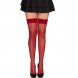 Foto 0: MEIAS COM CINTO DE LIGAS LEG AVENUE - 1957 T S COM VERMELHO FLOWERS - ONE SIZE