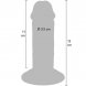 Foto 3: DILDO REALISTICO DUPLO GET REAL - DELUXE THICK DOUBLE-DENSITY TPE DONG 13 CM