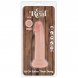 Foto 4: DILDO REALISTICO DUPLO GET REAL - DELUXE THICK DOUBLE-DENSITY TPE DONG 18 CM