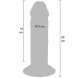 Foto 3: DILDO REALISTICO DUPLO GET REAL - DELUXE THICK DOUBLE-DENSITY TPE DONG 20 CM