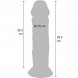 Foto 3: DILDO REALISTICO DUPLO GET REAL - DELUXE THICK DOUBLE-DENSITY TPE DONG 35.5 CM