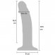 Foto 2: VIBRADOR REAL�STICO EM SILICONE GET REAL - ROXO 19.5 CM