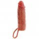 Foto 0: GET REAL - HYDRATED SKIN SILICONE PENIS SLEEVE CARAMEL 16 CM