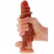 Foto 1: GET REAL - HYDRATED SKIN SILICONE VIBRATING PENIS SLEEVE CARAMEL 16 CM