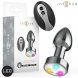Foto 0: PLUG VIBRAT�RIO COM COMANDO REMOTO INTENSE - VIBRATING MET�LICO ANAL COM LED LIGHTS E - TAMANHO S