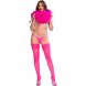 Foto 1: CHILIROSE CR 4884 FUCHSIA LACE THIGH-HIGH STOCKINGS S/L