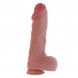 Foto 1: DILDO REALISTICO GET REAL - DELUXE PENIS COM TEST�CULOS EXTRA THICK 34.5 CM