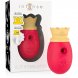 Foto 1: ESTIMULADOR COM SUC��O INTENSE - CLITORIS 10 SUCTION E LICKING MODOS - VERMELHO