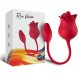 Foto 4: ESTIMULADOR COM VIBRA��O ARMONY - ROSA CLITORIS COM TAIL 10 MODOS VERMELHO