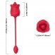 Foto 3: ESTIMULADOR COM VIBRA��O ARMONY - ROSA 2 IN 1 SUCTION & 10 MODOS COM VERMELHO TAIL