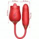 Foto 1: ESTIMULADOR COM VIBRA��O ARMONY - DELIGHT FLOWER & THRUSTING COM VERMELHO L�NGUA