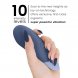 Foto 4: VIBRADOR WOMANIZER - VIBE LAY-ON SILENT AZUL ESCURO