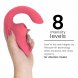 Foto 4: ESTIMULADOR COM VIBRA��O WOMANIZER - BLEND RABBIT VIBRANT ROSE