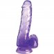 Foto 0: DILDO REALISTICO KING COCK - PENIS COM TEST�CULOS 13.5 CM ROXO TRANSPARENTE