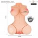 Foto 5: INTENSE DEEP TOUCH - VERO TORSO, �NUS E VAGINA COM SUC��O, CALOR, VIBRA��O E EFEITOS DE VOZ COM CONTROLE REMOTO 5,5 KG