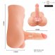 Foto 5: VIBRADOR REAL�STICO INTENSE DEEP TOUCH - TORSO DAMIEN COM �NUS E FUN��O DE PRESS�O E VIBRA��O, CONTROLO REMOTO, 3,5 KG
