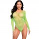 Foto 0: LEG AVENUE - CRYSTALIZED LONG SLEEVE BODYSUIT GREEN