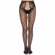 Foto 0: LEG AVENUE - 1966 NET TIGHTS WITH CROTCHLESS PANTY BLACK - ONE SIZE