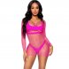 Foto 0: LEG AVENUE - LONG SLEEVE NET DRESS FUCHSIA ONE SIZE