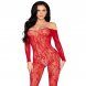 Foto 0: LEG AVENUE - 89366 LACE LINGERIE BODYSTOCKING RED - ONE SIZE