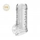Foto 5: PRETTY LOVE - TRANSPARENT TEXTURED PENIS SHEATH