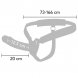 Foto 1: STRAP-ON VIBRAT�RIO HIDDEN DESIRE - INFERNO MANGA PARA O P�NIS 20 CM