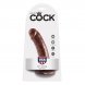 Foto 1: DILDO REALISTICO KING COCK - 6'' COCK CASTANHO 15.2 CM