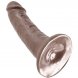 Foto 4: DILDO REALISTICO KING COCK - 6'' COCK CASTANHO 15.2 CM