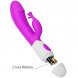 Foto 4: VIBRADOR COM ESTIMULA��O DO PONTO G PRETTY LOVE - RASMUSSEN ROXO