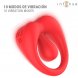 Foto 2: ANEL VIBRAT�RIO INTENSE - RUSSELL VIBRATING PENIS RING COM CLITORIS STIMULATION VERMELHO