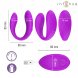 Foto 2: VIBRADOR PARA CASAL VIBRADOR INTENSE - NORA VIBRATING CLAMP STIMULATOR ROXO
