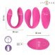 Foto 2: VIBRADOR PARA CASAL INTENSE - NORA VIBRATING CLAMP STIMULATOR ROSA