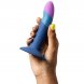 Foto 2: DILDO ROMP - PICCOLO SILICONE COM TRICOLOR COM VENTOSA 14 CM
