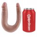 Foto 3: DILDO REALISTICO DUPLO KING COCK - U-SHAPED SMALL DOUBLE TROUBLE PELE 12.7 CM