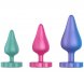 Foto 1: PLUG ROMP - LUSTER ANAL TRAINING KIT S/M/L COM FLOWER-SHAPED BASE