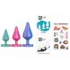 Foto 7: PLUG ROMP - LUSTER ANAL TRAINING KIT S/M/L COM FLOWER-SHAPED BASE