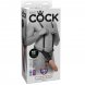 Foto 1: KING COCK - 28 CM HOLLOW STRAP-ON SUSPENDER SYSTEM FLESH