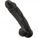 Foto 2: DILDO REALISTICO KING COCK - PENIS COM TEST�CULOS 30.5 CM PRETO