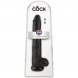 Foto 5: DILDO REALISTICO KING COCK - PENIS COM TEST�CULOS 30.5 CM PRETO