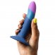 Foto 3:  ARN�S COM DILDO EM SILICONE ROMP - PICCOLO + COM TRICOLOR SUCTION CUP 14 CM