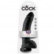 Foto 1: DILDO REALISTICO KING COCK - 9 PRETO COM TEST�CULOS 22.9 CM