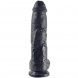 Foto 2: DILDO REALISTICO KING COCK - 10 PRETO COM TEST�CULOS 25.4 CM