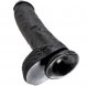 Foto 4: DILDO REALISTICO KING COCK - 10 PRETO COM TEST�CULOS 25.4 CM